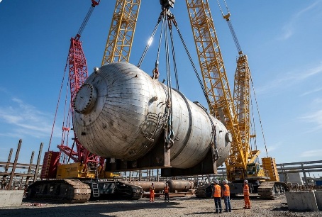 Heavy Equipment & Pressure Vessel Erection